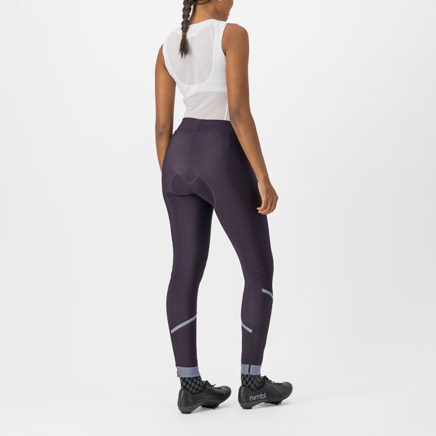 Castelli VELOCISSIMA THERMAL Women Leggings Silver | KZ3206195