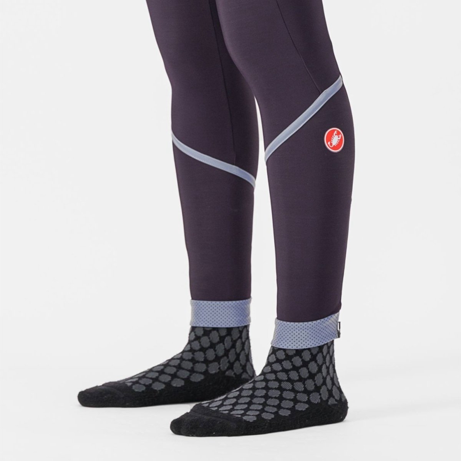 Castelli VELOCISSIMA THERMAL Women Leggings Silver | KZ3206195