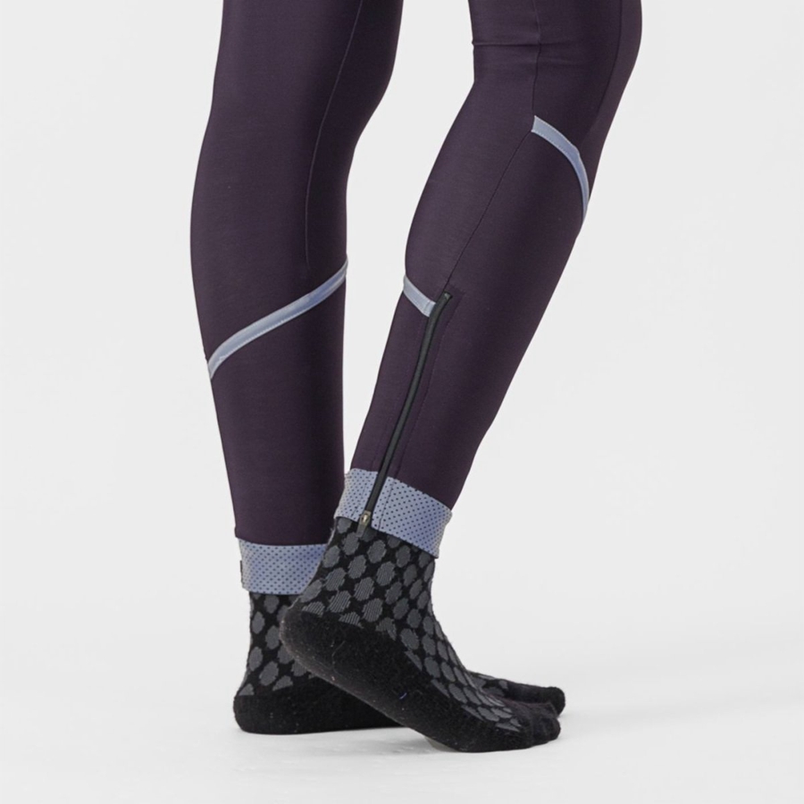 Castelli VELOCISSIMA THERMAL Women Leggings Silver | KZ3206195