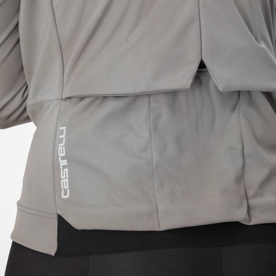 Castelli VENTO TRAIL Women Jackets Grey | IT3569847